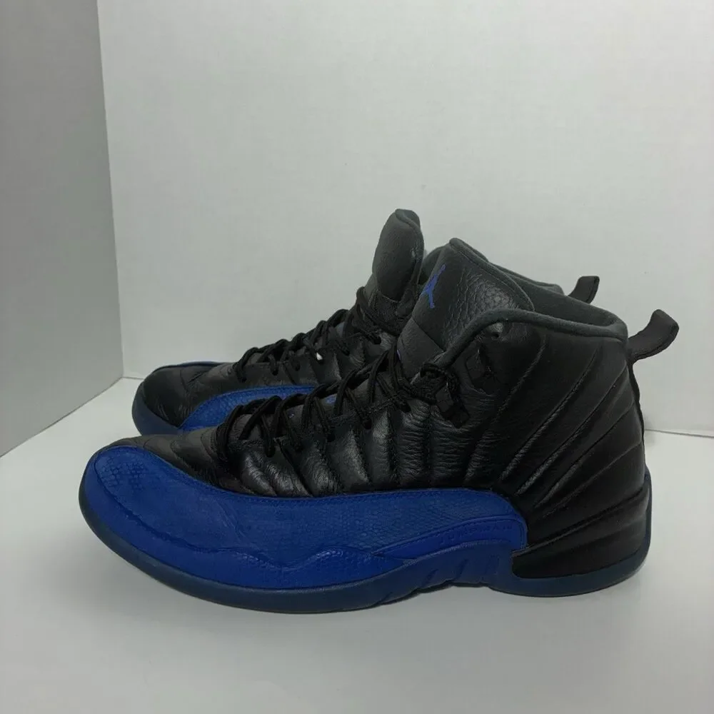 Nike Air Jordan 12 Retro Game Royal Men’s Size 10.5 Black Blue 130690-014